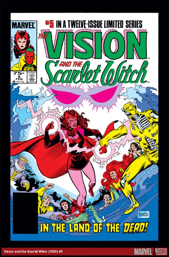 Vision and the Scarlet Witch (1985) #5 Cover