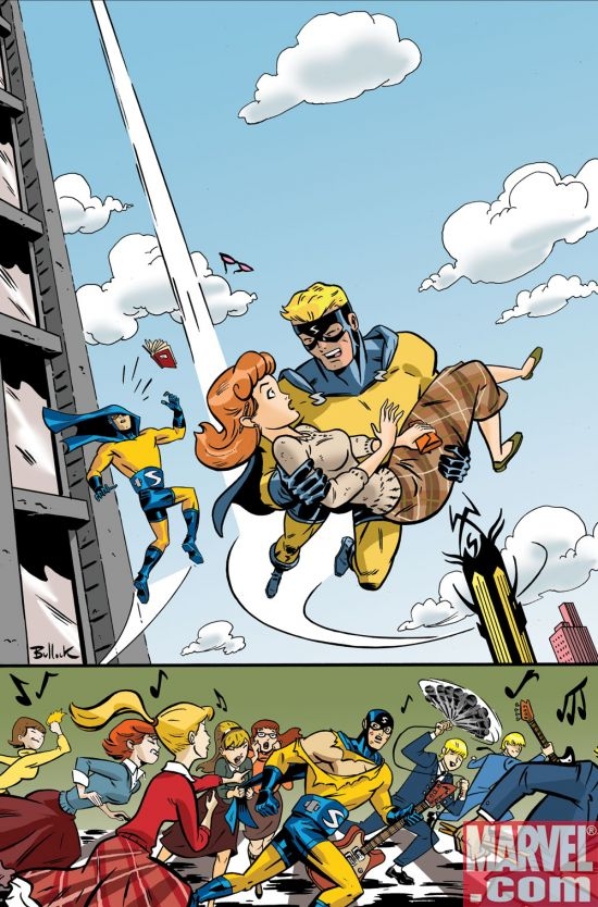 AGE OF THE SENTRY #4 cover by Dave Bullock