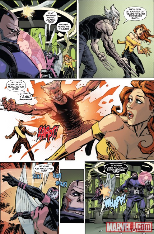 X-FACTOR FOREVER #5 preview art by Dan Panosian and Eric Nguyen