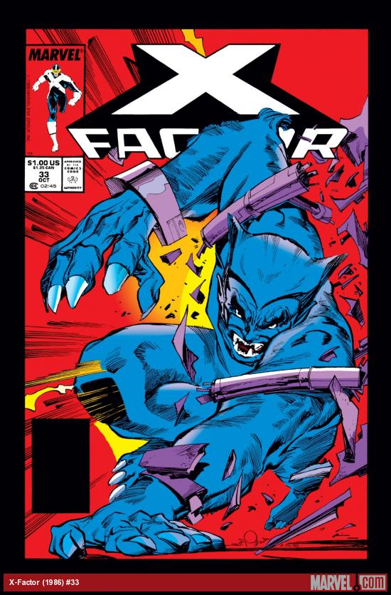 X-Factor (1986) #33 Cover