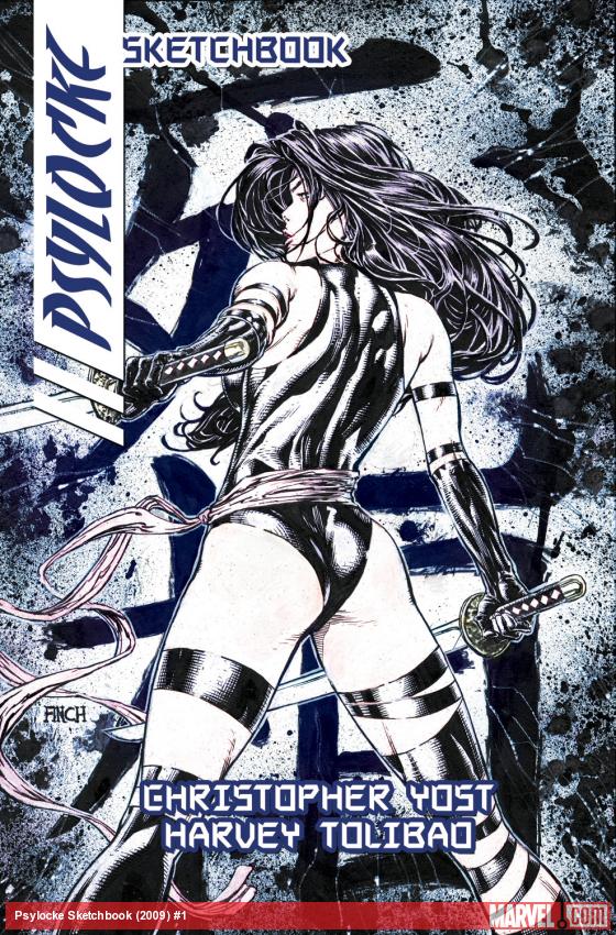 PSYLOCKE SKETCHBOOK DIGITAL COMIC 1 (2009)
