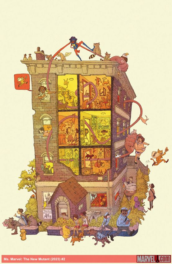 Ms. Marvel: The New Mutant (2023) #2 (Variant)