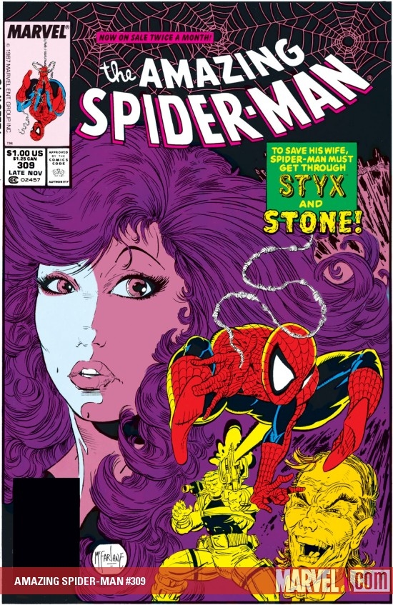 AMAZING SPIDER-MAN #309 COVER