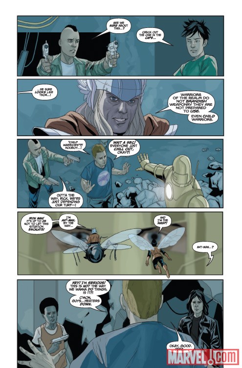 AVENGERS: THE ORIGIN #2 preview art by Phil Noto