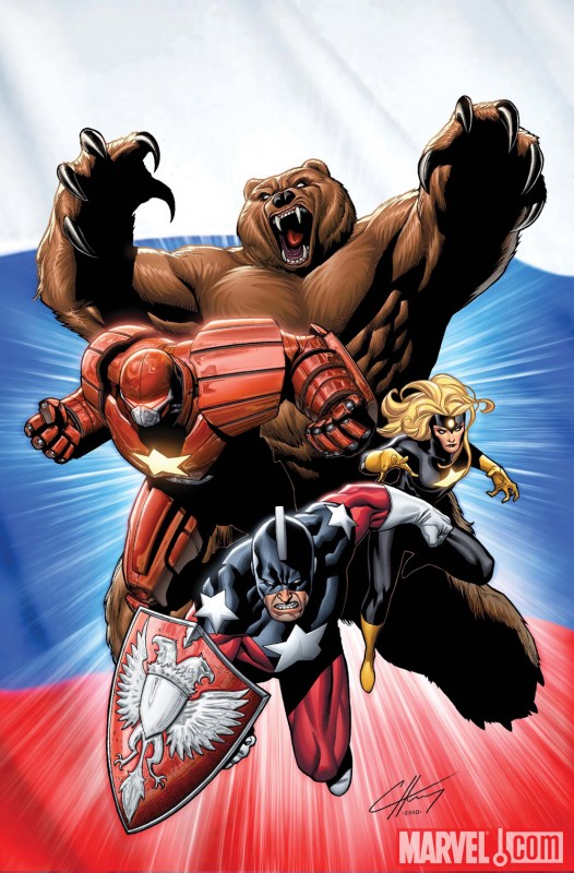 DARKSTAR AND THE WINTER GUARD #1 cover by Clayton Henry