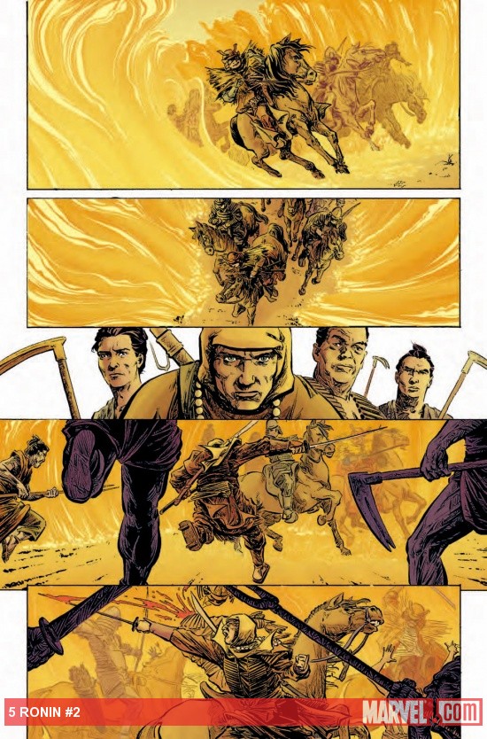 5 Ronin #2 preview art by Dalibor Talajic