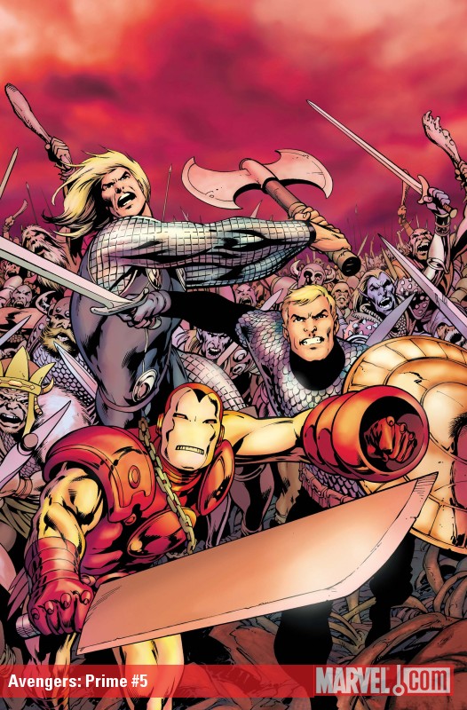Avengers Prime #5 cover by Alan Davis