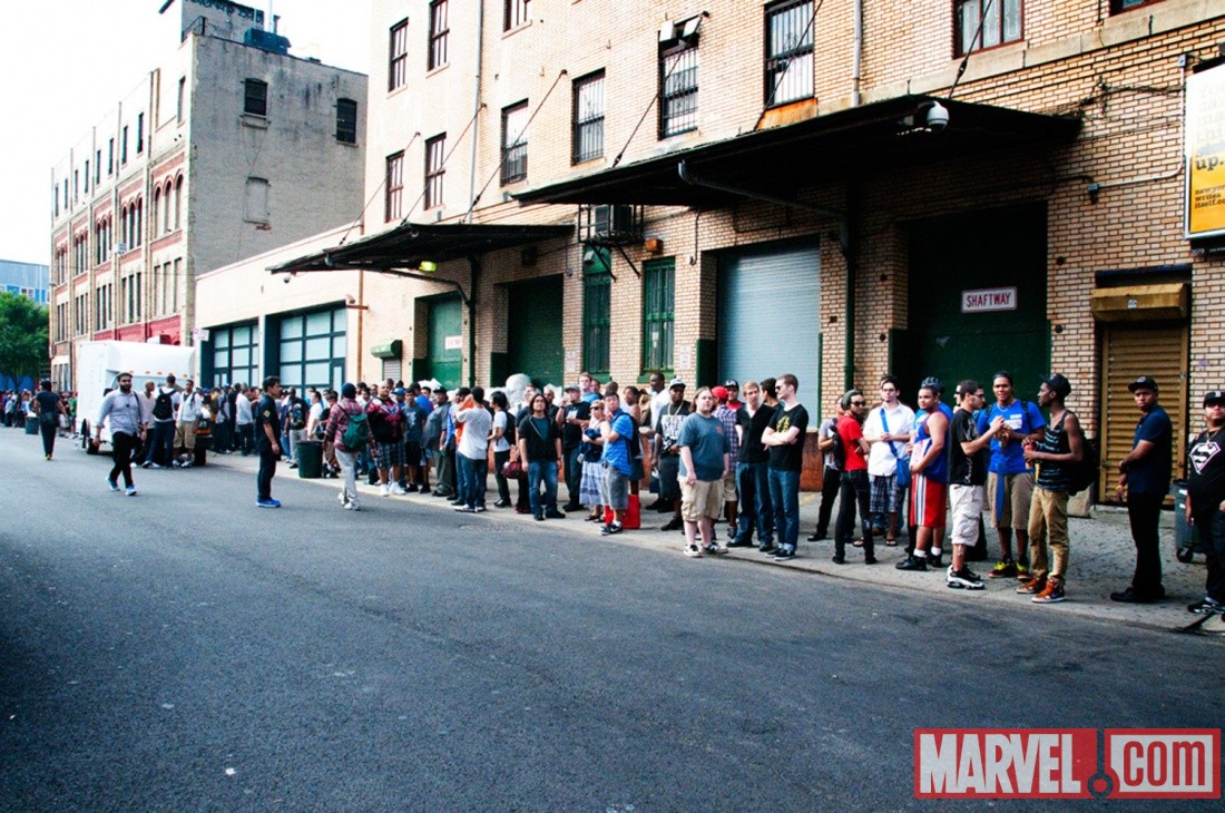 The line outside Capcom's New York Fight Club