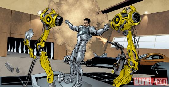 Art from Marvel's The Avengers - Iron Man: Mark VII by Steve Kurth