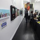 Avengers-inspired art at Gallery1988 in Los Angeles
