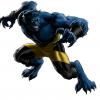Beast character model from Marvel: Avengers Alliance