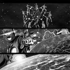 Defenders (2011) #12 black and white preview art by Mirco Pierfederici