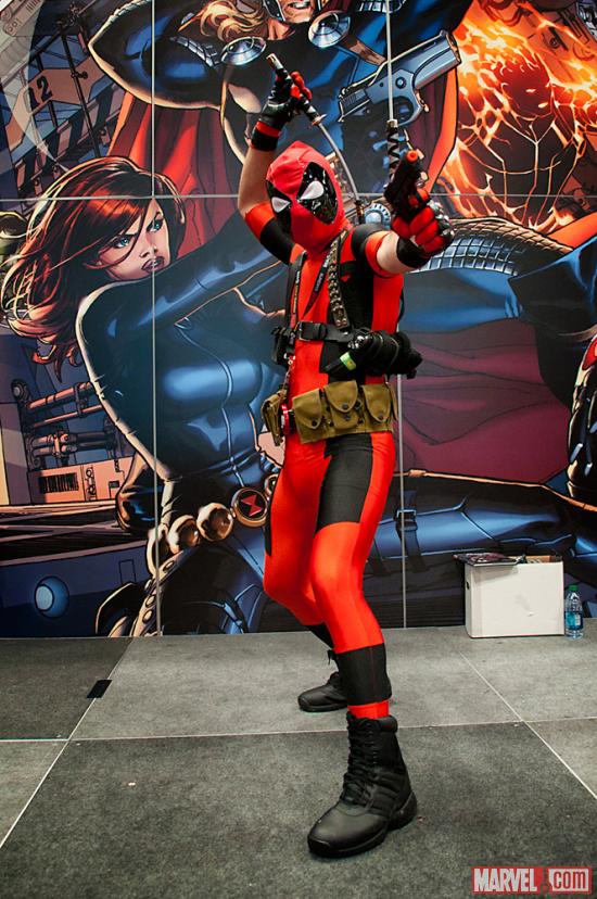 NYCC 2012: Cosplayers on the Marvel Stage for the Costume Contest
