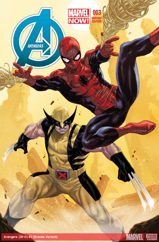 cover from Avengers (2012) #3 (RIBIC VARIANT)