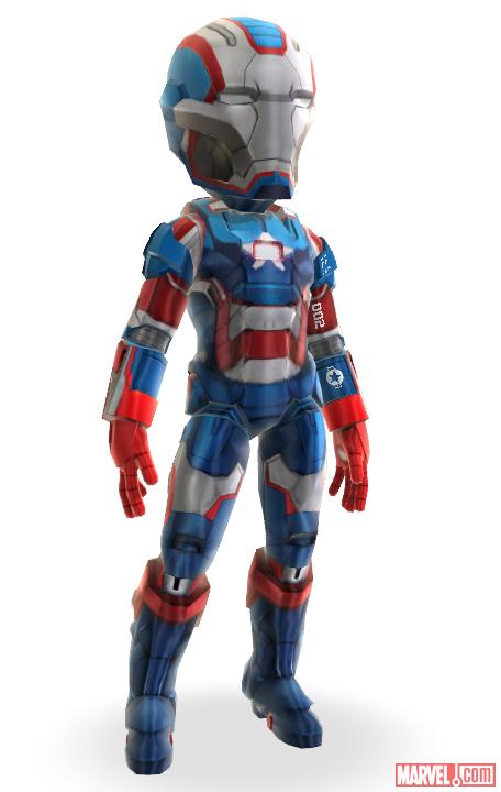 Iron Patriot armor, now available in the Xbox LIVE Marketplace