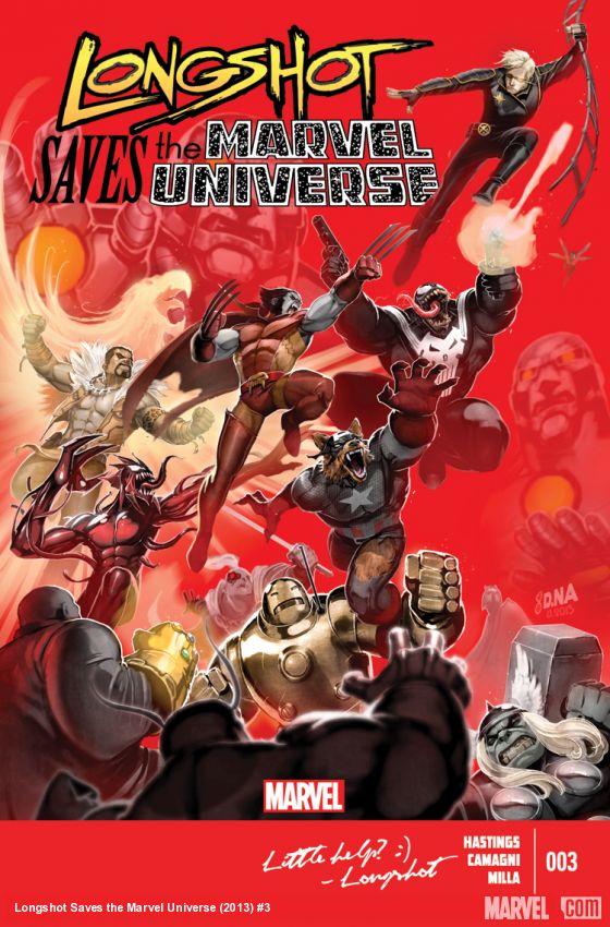 Longshot Saves the Marvel Universe (2013) #3