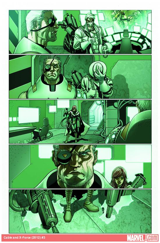 Cable & X-Force #3 preview art by Salvador Larroca