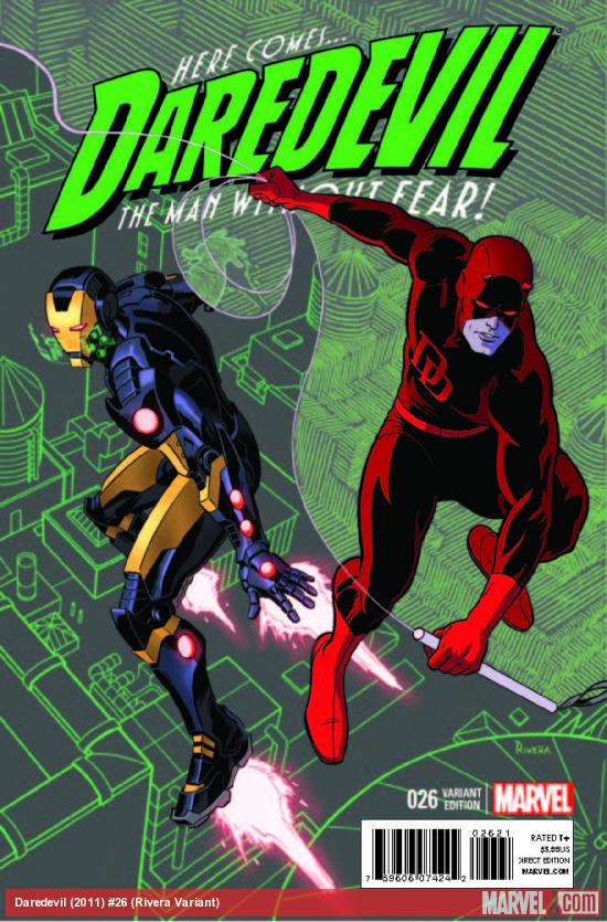 DAREDEVIL 26 RIVERA VARIANT (WITH DIGITAL CODE)