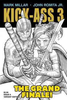 Kick Ass Jrjr Sketch Variant Comic Issues Marvel