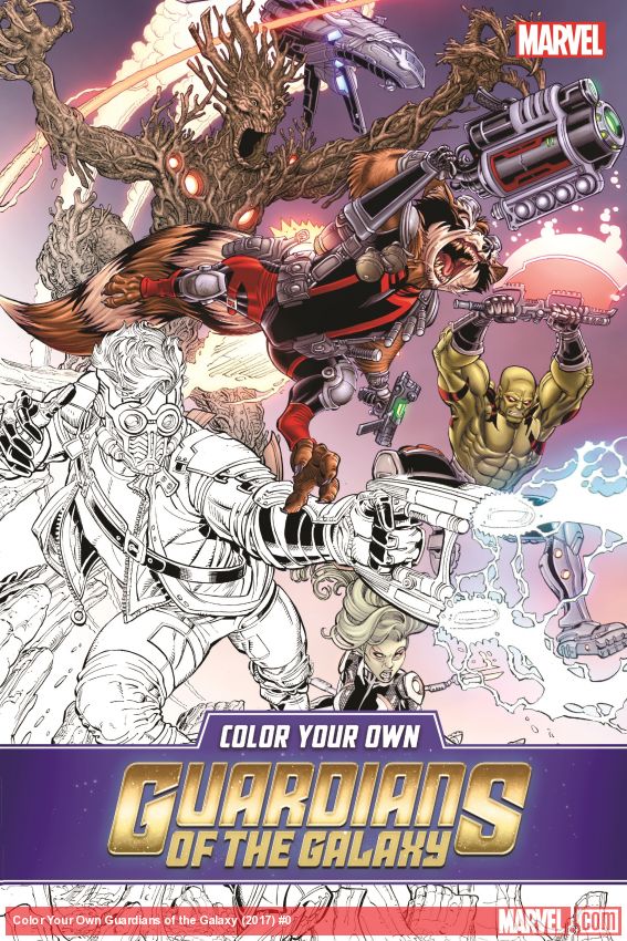 COLOR YOUR OWN GUARDIANS OF THE GALAXY (Trade Paperback)