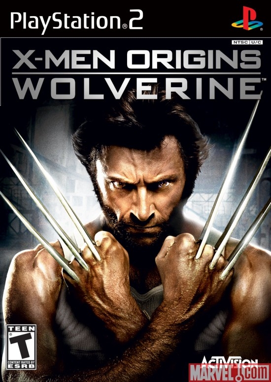 X-Men Origins: Wolverine PS2 Box Art