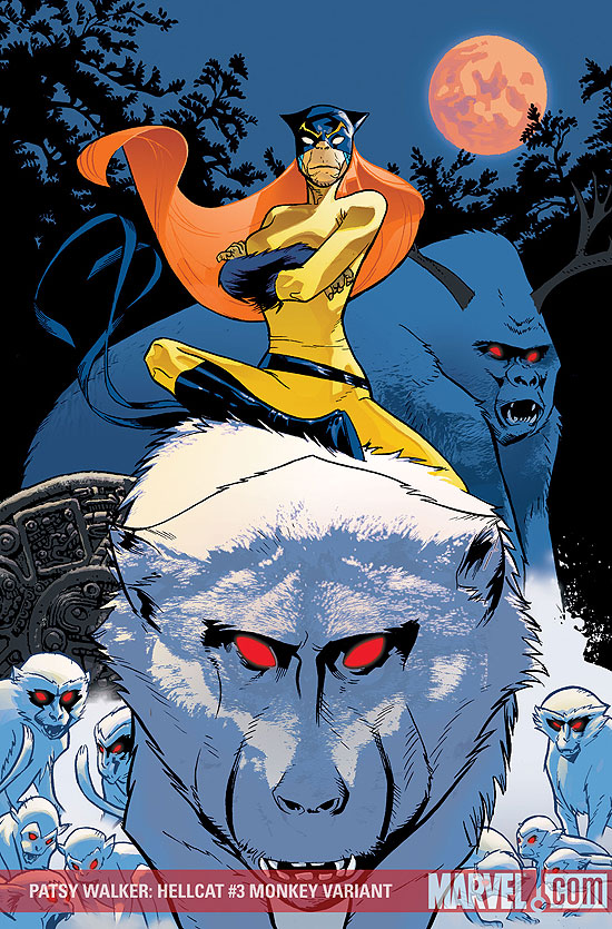 Patsy Walker: Hellcat (2008) #3 (Monkey Variant)