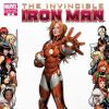 INVINCIBLE IRON MAN #29 WOMEN OF MARVEL FRAME VARIANT cover by Salvador Larroca