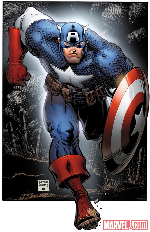 CAPTAIN AMERICA: MAN OUT OF TIME #1 variant cover by Art Adams