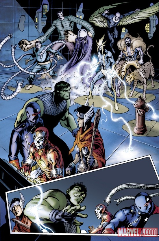 Avengers: The Children's Crusade - Young Avengers #1 preview art by Alan Davis