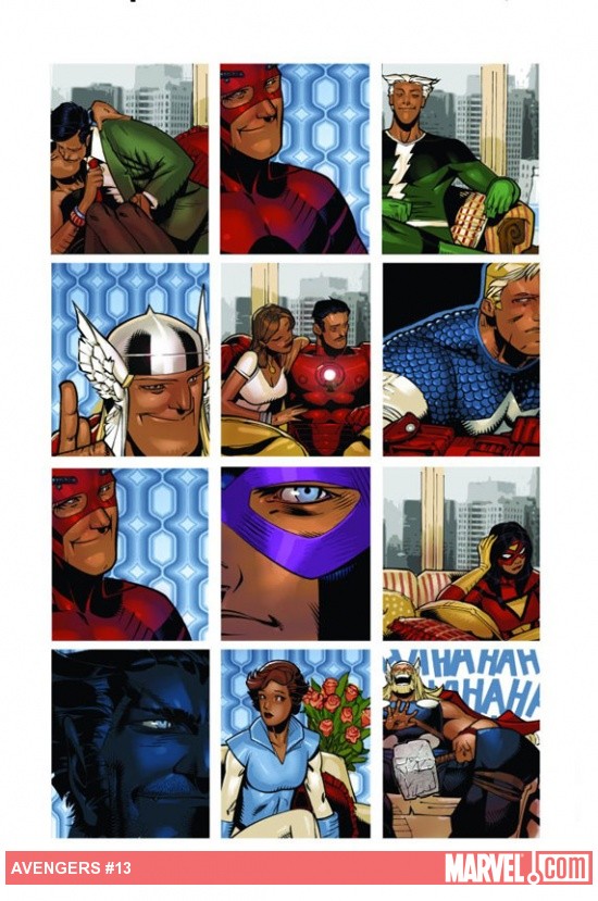 Avengers (2010) #13 preview art by Chris Bachalo