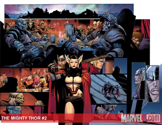 The Mighty Thor #2 preview art by Olivier Coipel