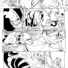 Mystic #1 black and white preview art by David Lopez