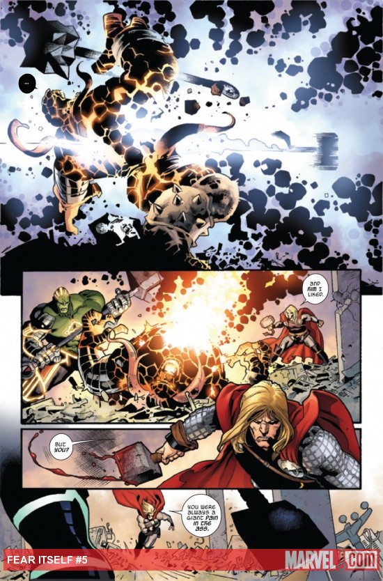Fear Itself #5 interior page