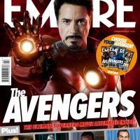 Empire Magazine March 2012 Avengers cover featuring Robert Downey Jr. as Iron Man