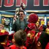 Robert Downey, Jr. at the Marvel Booth's Iron Man kids costume event at SDCC 2012