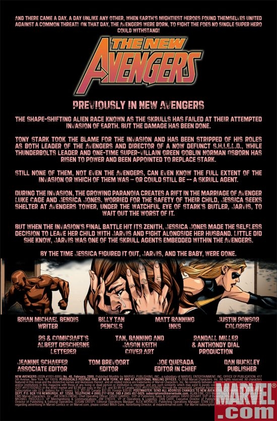 NEW AVENGERS #48, page 1