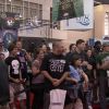 Fans at the Marvel booth