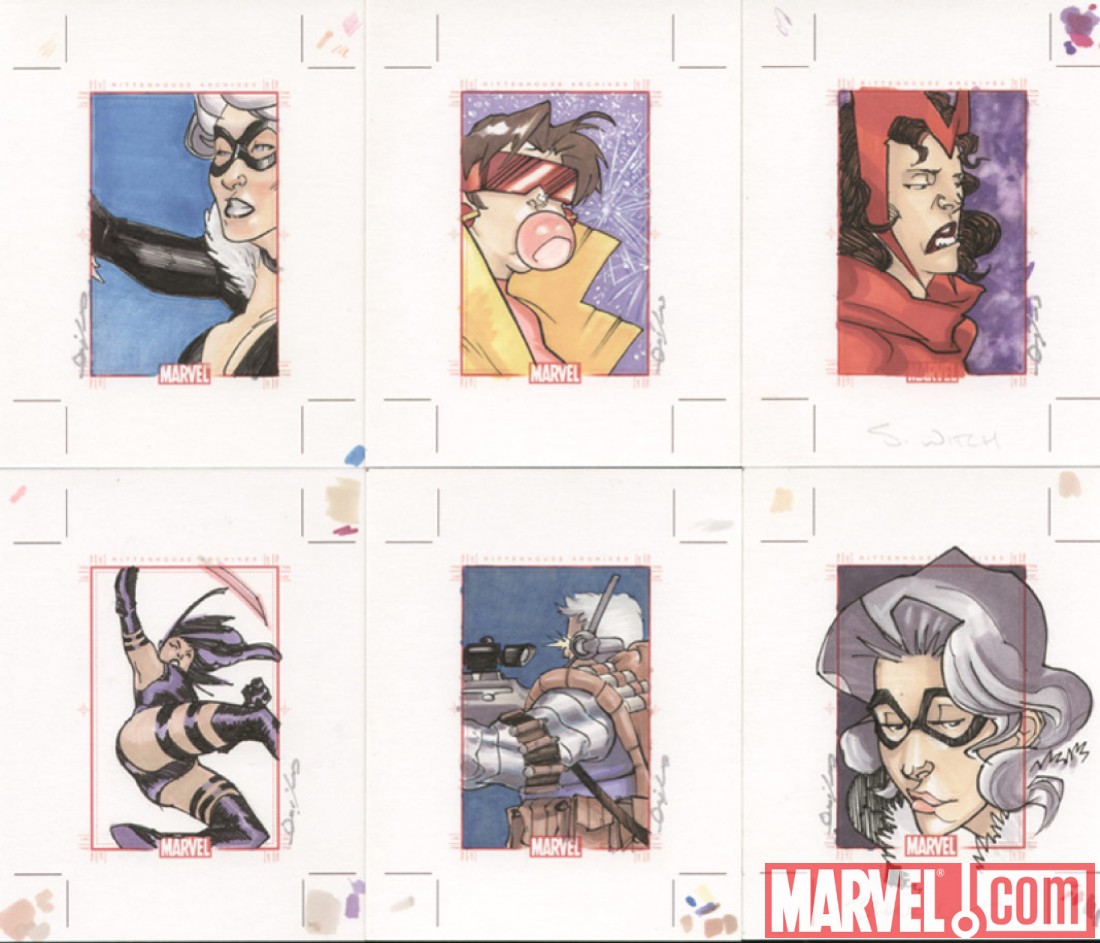 Marvel 70th Anniversary sketch card by Dan Quiles