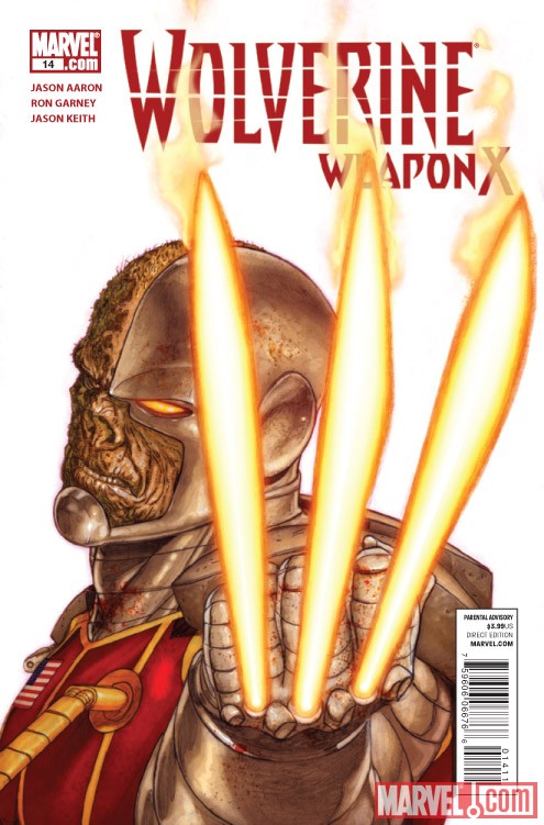 WOLVERINE WEAPON X #14 cover by Ron Garney