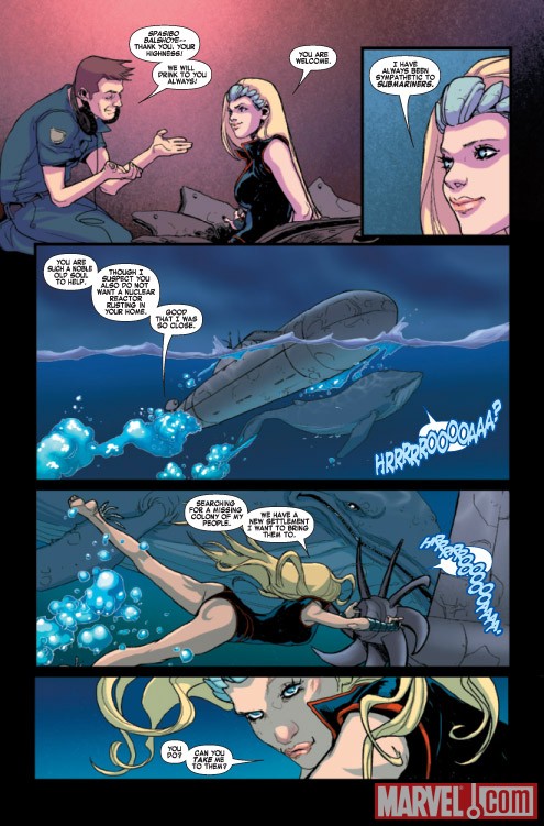NAMORA #1 preview art by Sara Pichelli