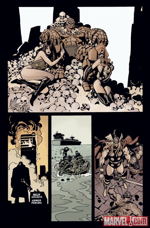 MARVEL UNIVERSE VS. THE PUNISHER #1 preview art by Goran Parlov 2