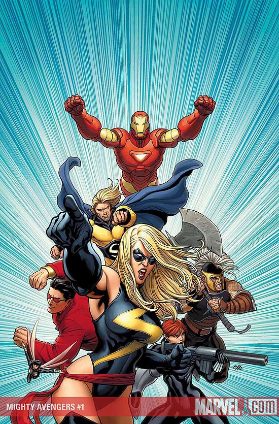 Mighty Avengers #1 cover by Frank Cho