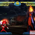 Screenshot of Dormammu and Viewtiful Joe from Marvel vs. Capcom 3