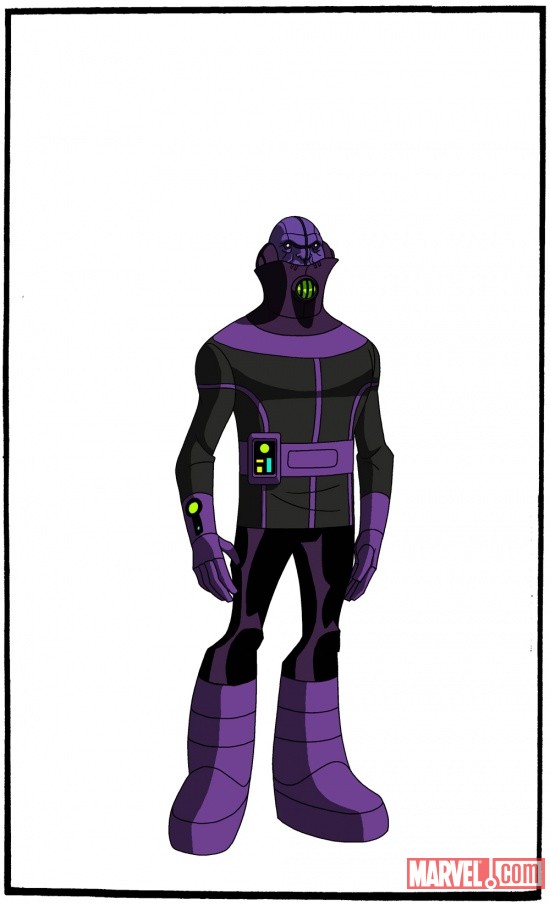 Final color art for Kang's minions from The Avengers: Earth's Mightiest Heroes