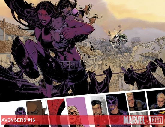 Avengers (2010) #16 preview art by Chris Bachalo