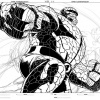 Fantastic Four 50th anniversary piece sketch by Joe Quesada