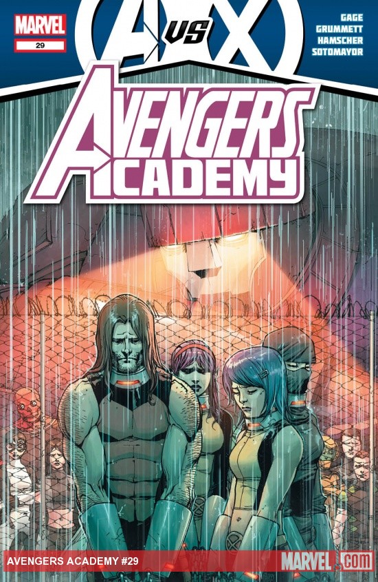 Avengers Academy #29 cover by Giuseppe Camuncoli