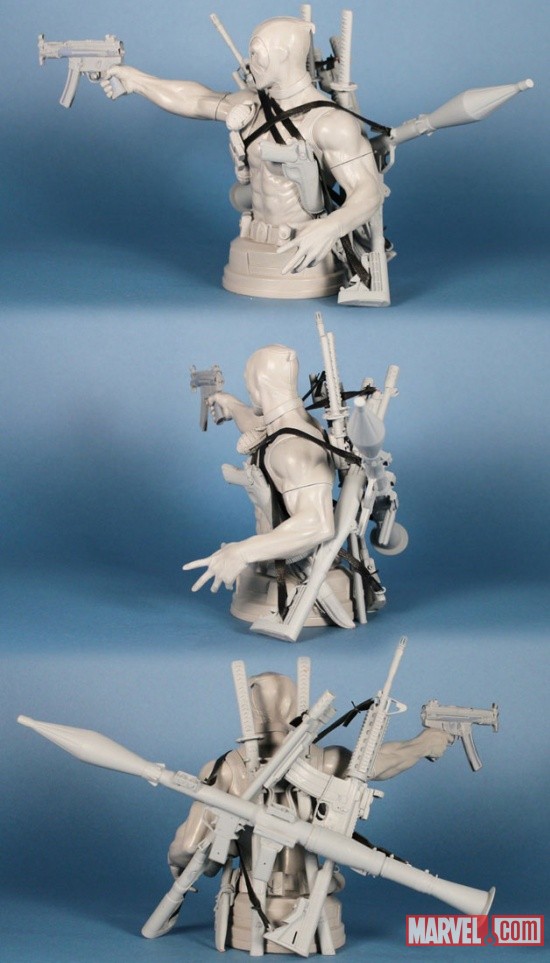 Deadpool mini bust sculpture by Gentle Giant Ltd