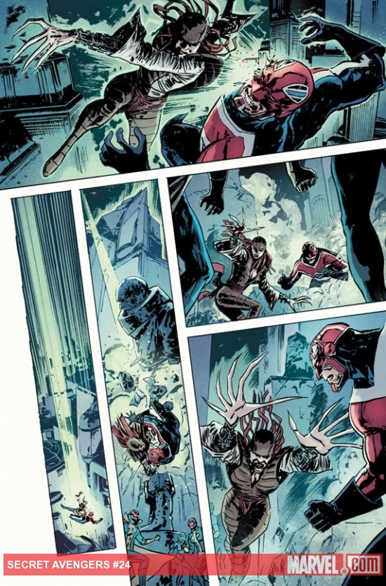 Secret Avengers #24 preview art by Gabriel Hardman 