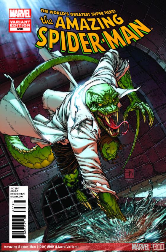 Amazing Spider-Man (1999) #690 (Lizard Variant)